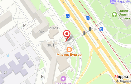 Магазин печатной продукции Роспечать в Олимпийском микрорайоне на карте