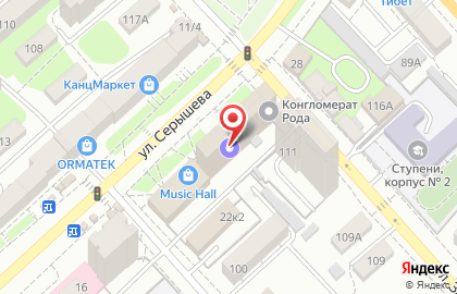 Юридическая компания Профессионал в Кировском районе на карте
