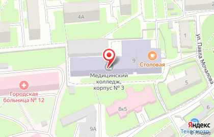 Планета Спорта на улице Павла Мочалова на карте