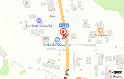 Рясный на карте