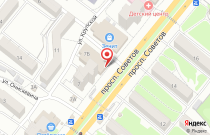 Банкомат Росбанк в пос. Советов на карте