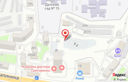 Автостоянка Барс-Трейдинг на карте
