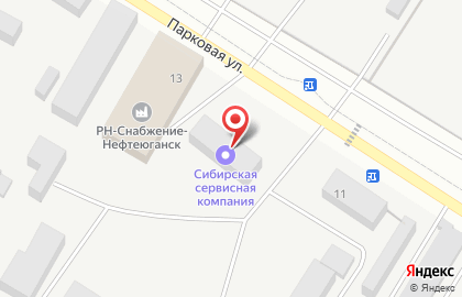 Банкомат СберБанк на Парковой улице в Нефтеюганске на карте