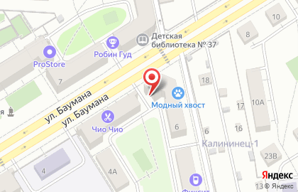 Парикмахерская для животных Модный хвост на улице Баумана на карте