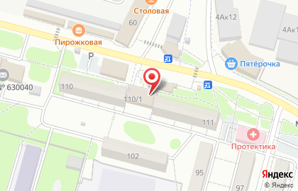 Продовольственный магазин Ассорти в Заельцовском районе на карте