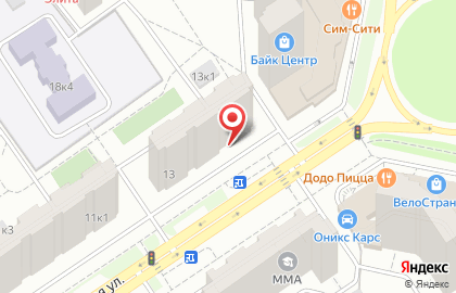 Первая полоса на Новомарьинской улице на карте
