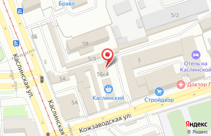 Киоск по продаже яиц в Калининском районе на карте