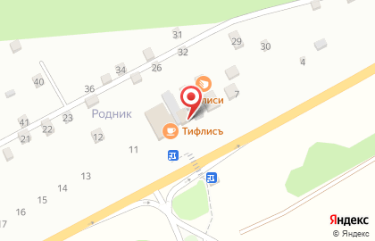 Ресторан Тифлис в Нижнем Новгороде на карте