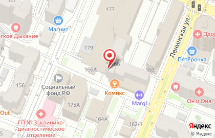 Бэби-Клуб на Ленинской улице на карте