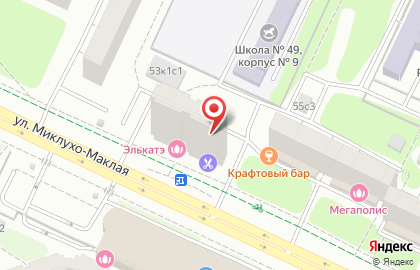 Интернет-магазин Лабиринт.ру на улице Миклухо-Маклая на карте