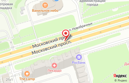 Городская больница скорой медицинской помощи на Московском проспекте на карте