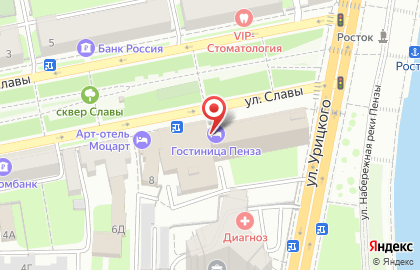 Рекламное агентство Феникс в Ленинском районе на карте