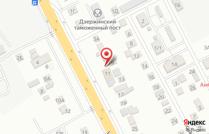 Шиномонтажная мастерская в Центральном районе на карте