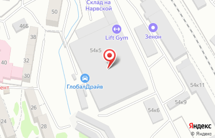 Интернет-магазин Цитадель39.рф на Нарвской на карте