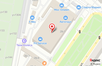 Дельта на Ташкентской улице на карте