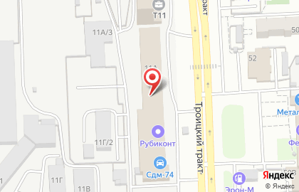 Колос в Челябинске на карте