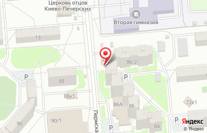 Магазин пряжи и вышивки на площади Карла Маркса на карте