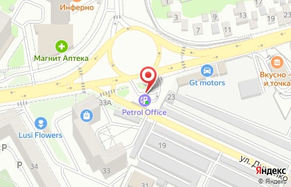 АЗС Юг Ойл в Западном округе на карте