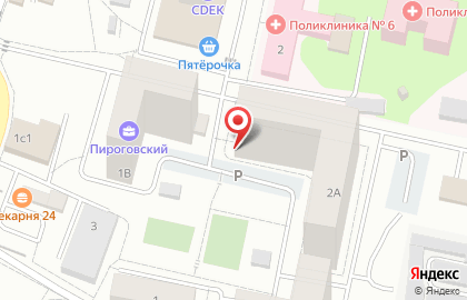 Продовольственный магазин Четверочка на карте