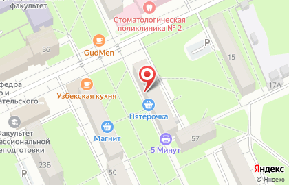 Банкомат Западно-Уральский банк на улице Крупской на карте