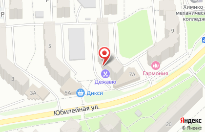 Парикмахерская Дежавю в Фрунзенском районе на карте