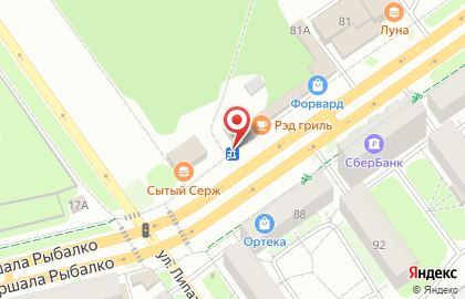 Киоск по продаже фруктов и овощей в Кировском районе на карте