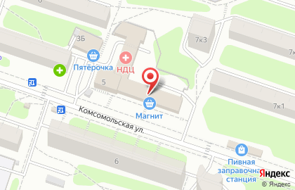 Интернет-гипермаркет OZON.ru на Комсомольской на карте