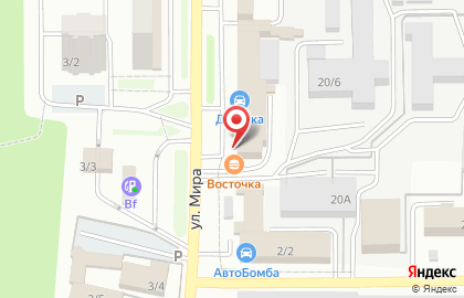 Автомойка в Оренбурге на карте