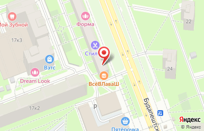 Салон красоты LaФа на метро Международная на карте