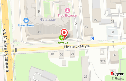 Аптечный пункт Еаптека в Костроме на карте