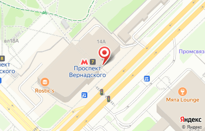Продуктовый магазин в Москве на карте