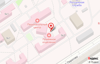 Республиканская клиническая больница на Московском проспекте на карте