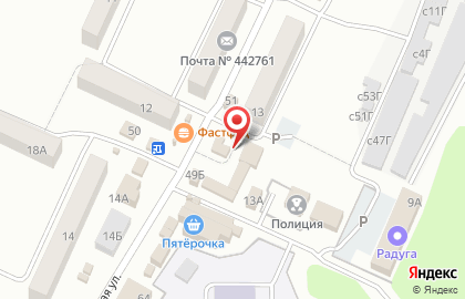 Магазин Копейка на Фабричной улице на карте