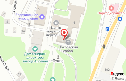 Покровский храм в Советском районе на карте
