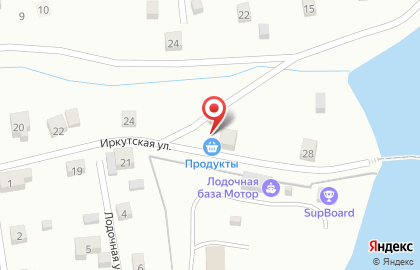 Продовольственный магазин в Орджоникидзевском районе на карте