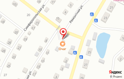 Кафе Очаг в Прокопьевске на карте