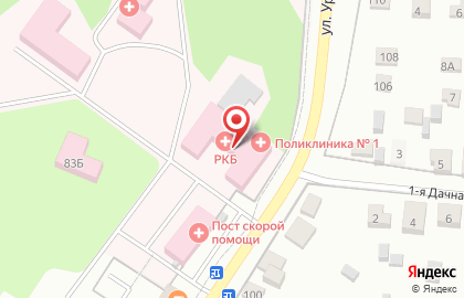 Государственная аптека Мособлмедсервис на улице Урицкого на карте