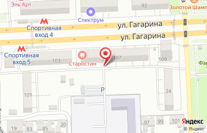 БАЛТИНВЕСТБАНК на улице Гагарина на карте