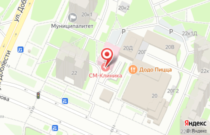 Аптека СМ-Клиника на улице Маршала Захарова на карте