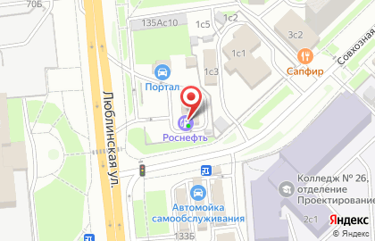 Банкомат Вбрр на Люблинской улице, 135/1 на карте
