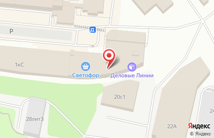 Торговая компания Галерея штор на Сосновой улице на карте