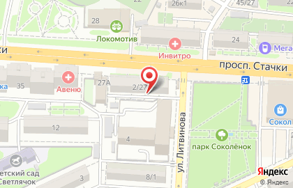 Кондитерский магазин Белореченские торты в Железнодорожном районе на карте