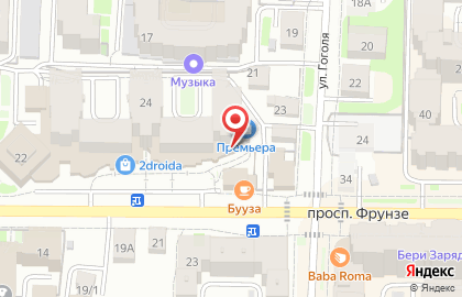 ООО Промрегионбанк на проспекте Фрунзе на карте
