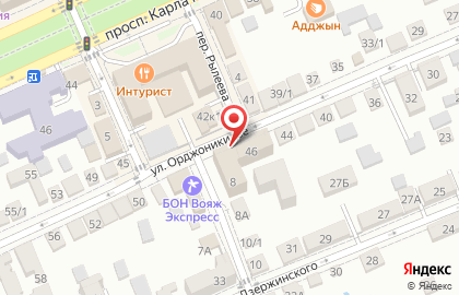 Доктор Столетов на площади Орджоникидзе на карте