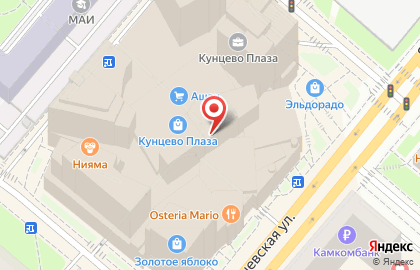 Магазин спортивного питания 2scoop в ТЦ Кунцево Плаза на карте