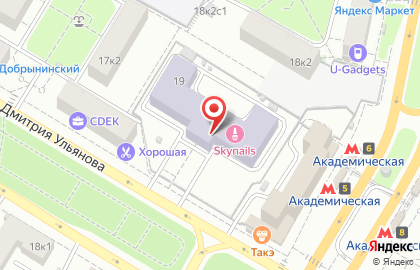 Автошкола Автобан на улице Дмитрия Ульянова на карте