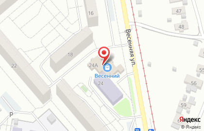 Бильярдный клуб Весенний на карте