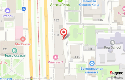 Линия Интерьера на Московском проспекте на карте