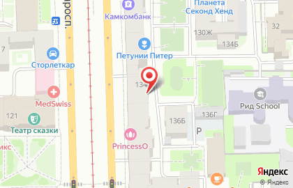 Линия Интерьера на Московском проспекте на карте