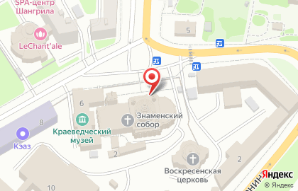 Знаменский Кафедральный Собор в Курске на карте